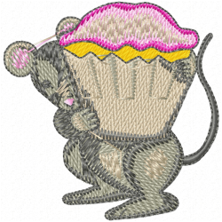Mice Embroidery Design 5
